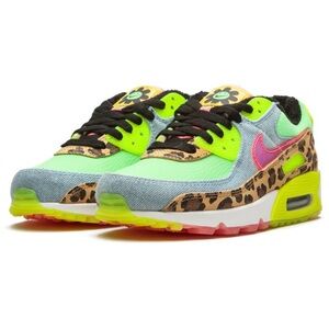 Colorful Leopard Print Sneakers